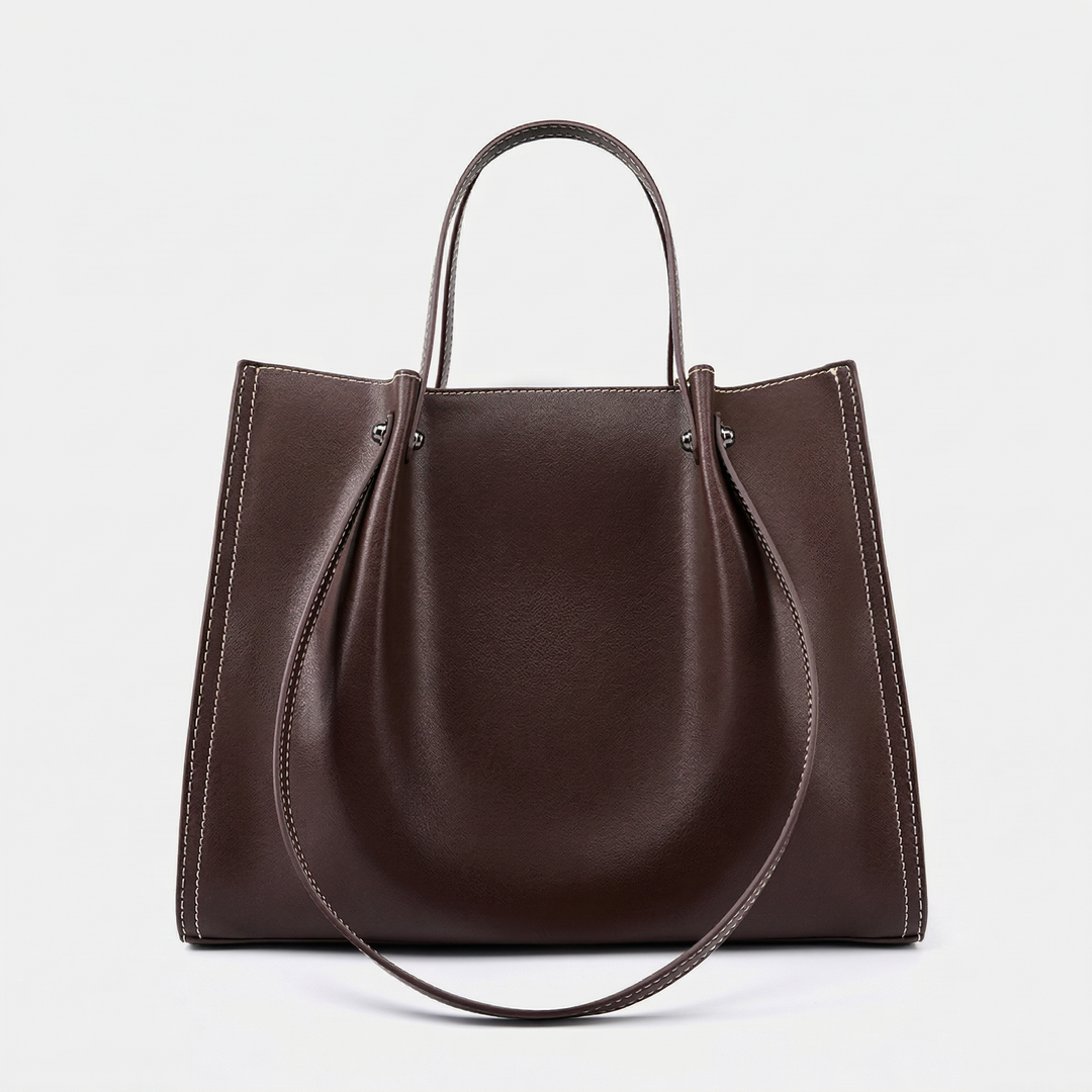 Maren – Leather Shoulder Tote, Work Handbag