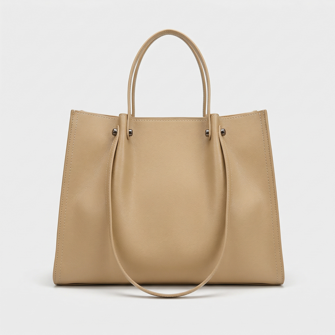 Maren – Leather Shoulder Tote, Work Handbag