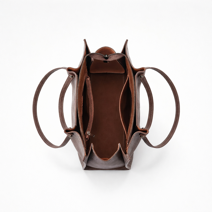 Maren – Leather Shoulder Tote, Work Handbag