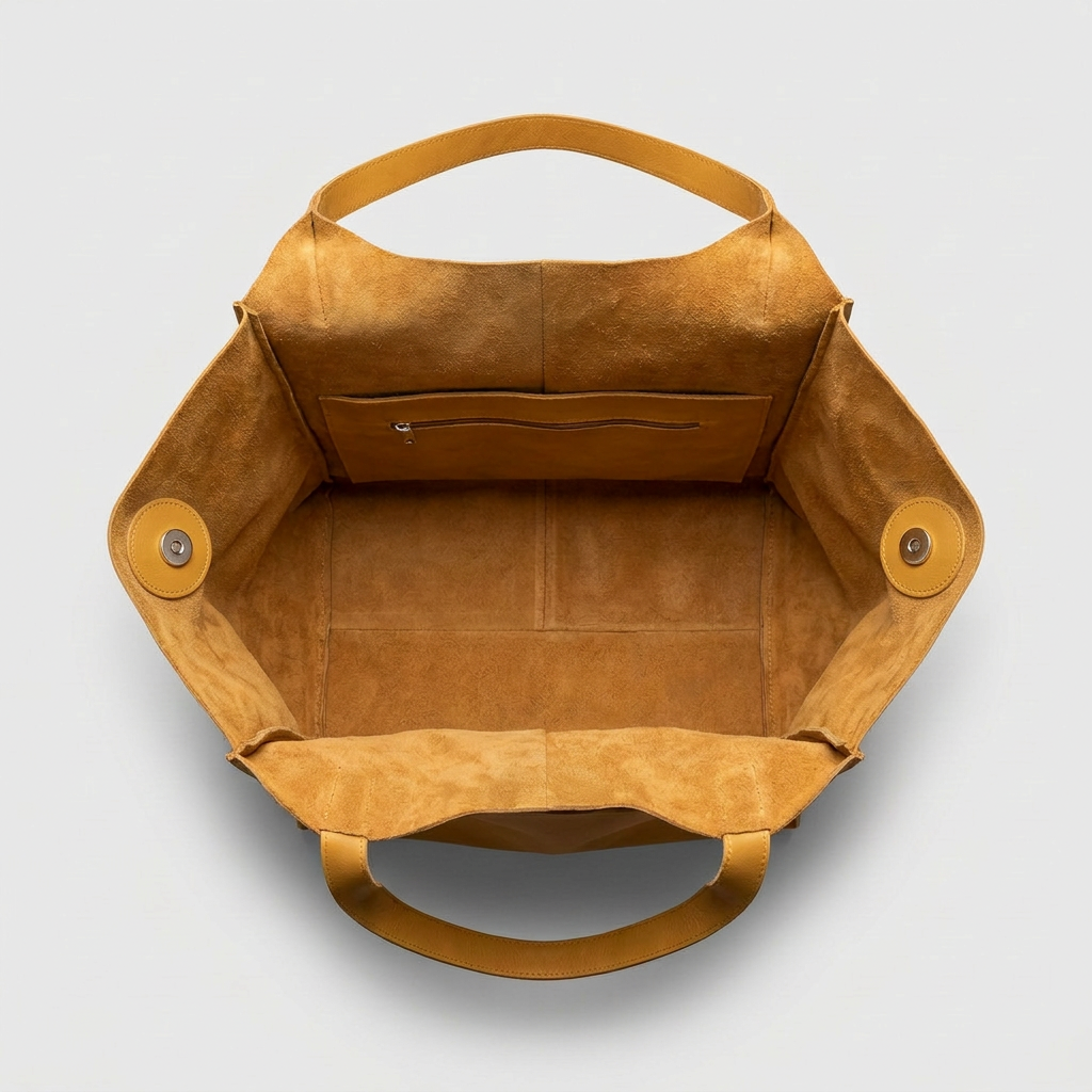 Maren – Oversized Leather Tote Bag, Large Shoulder Bag