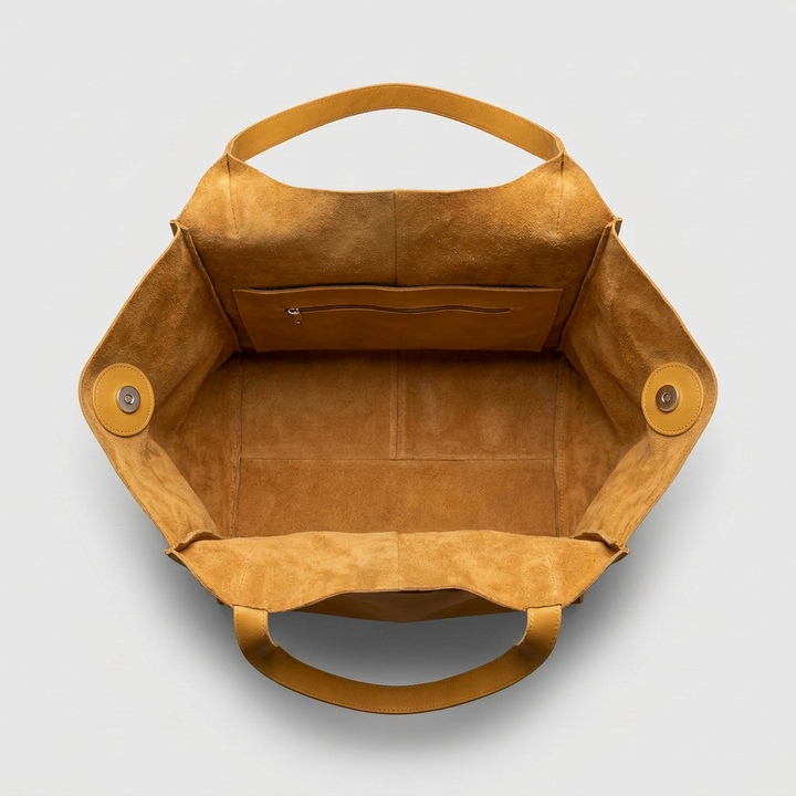 Maren – Oversized Leather Tote Bag, Large Shoulder Bag