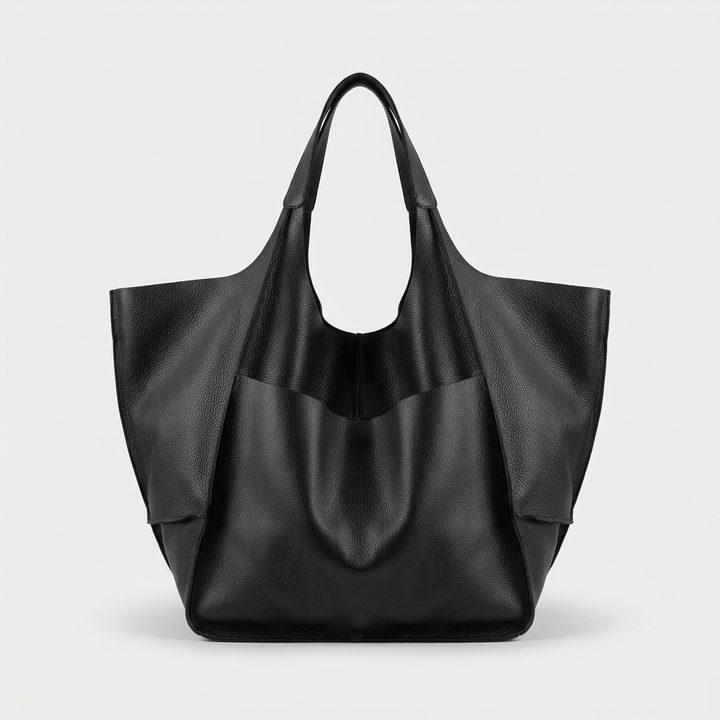 Maren – Oversized Leather Tote Bag, Large Shoulder Bag