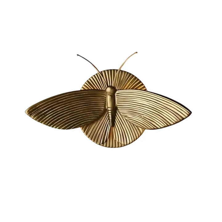 Marlow Vintage Art Deco Moth Resin Wall Lamp