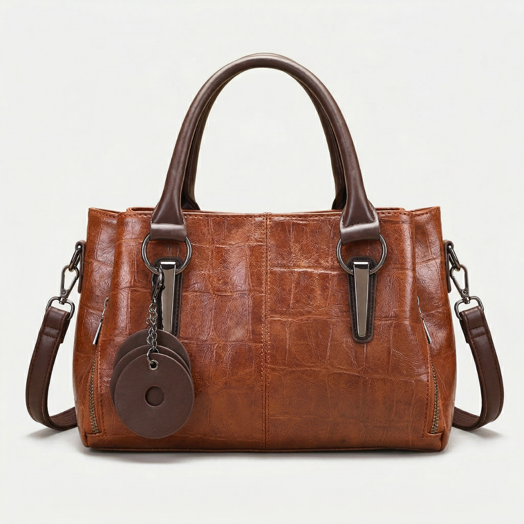 Marlowe – Vegan Leather Top Handle Shoulder Bag