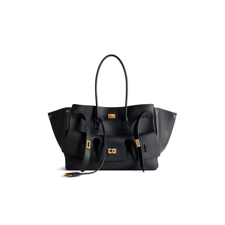 Maxine – Large Vegan Leather Tote Bag with Pockets