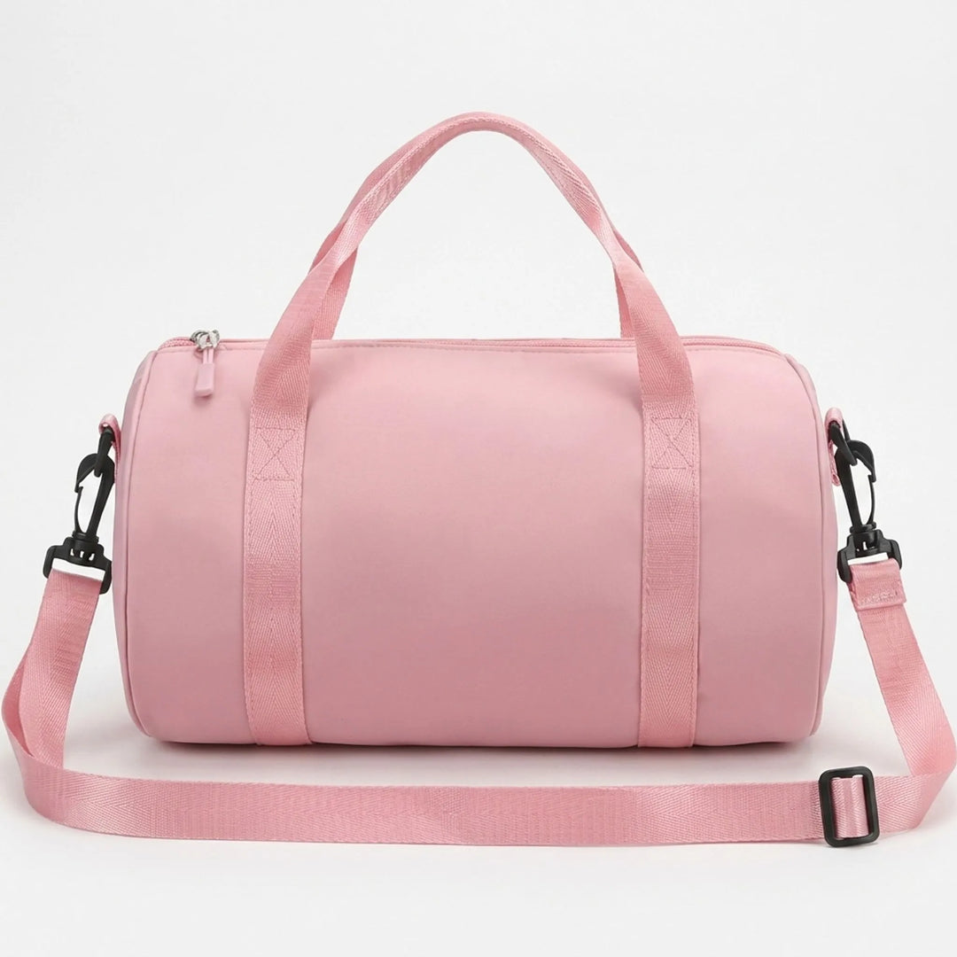 Compact Cylindrical Duffel Bag - Lightweight Gym & Travel Carry
