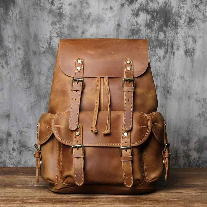 Men's Vintage Backpack with Spacious Interior