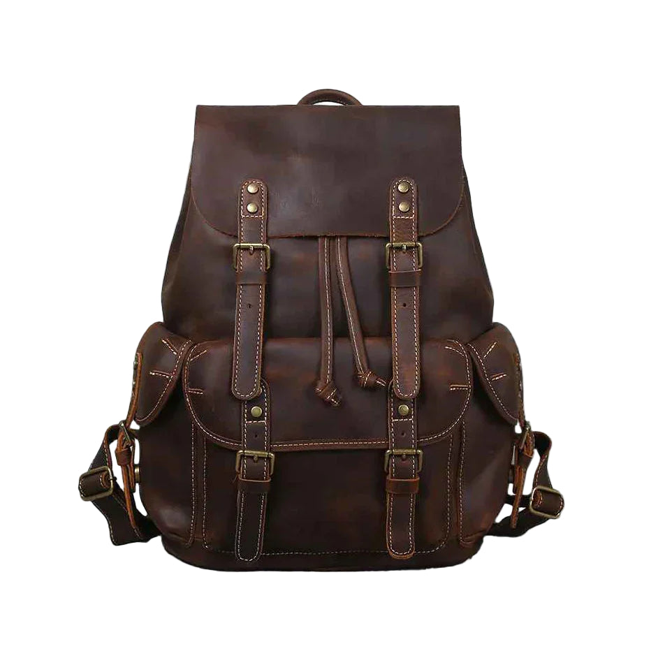 Men's Vintage Backpack with Spacious Interior