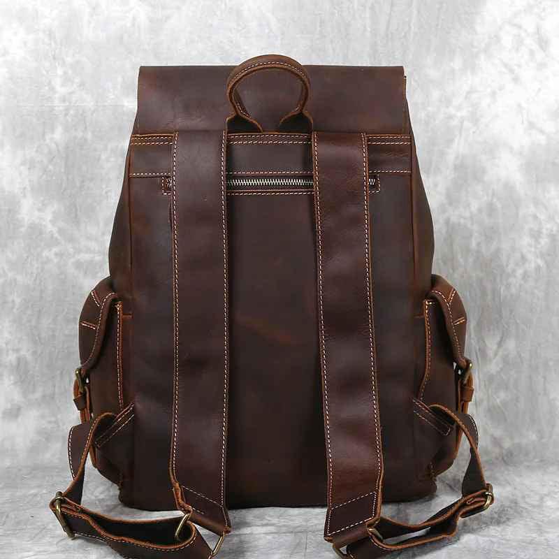 Men's Vintage Backpack with Spacious Interior