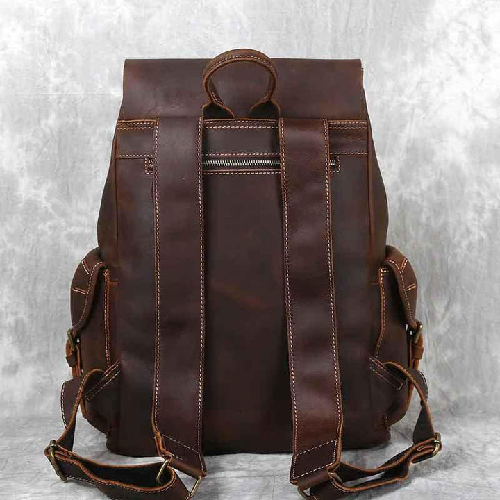 Men's Vintage Backpack with Spacious Interior