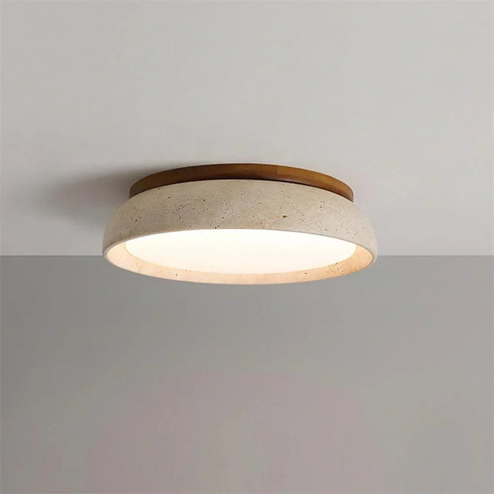 Modern Scandinavian Travertine Ceiling Lamp