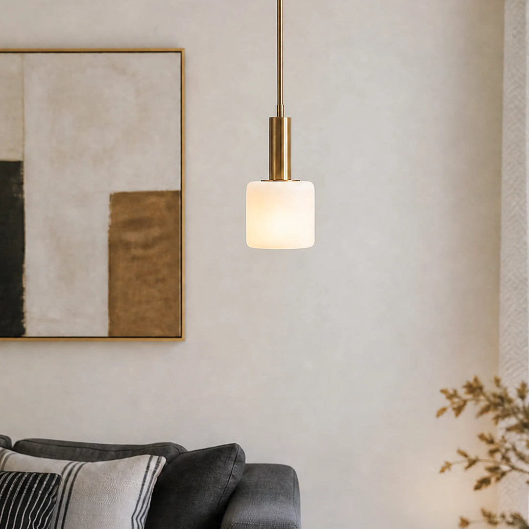 Modern White Porcelain Pendant Lamp