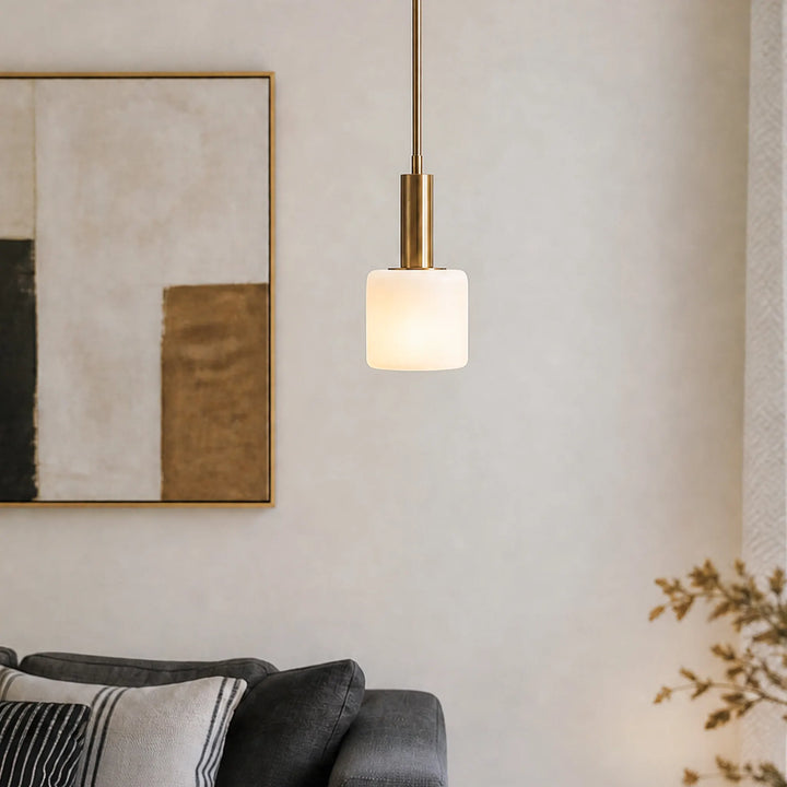Modern White Porcelain Pendant Lamp