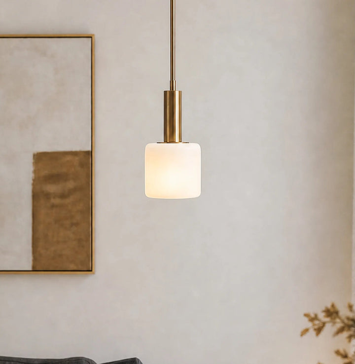 Modern White Porcelain Pendant Lamp