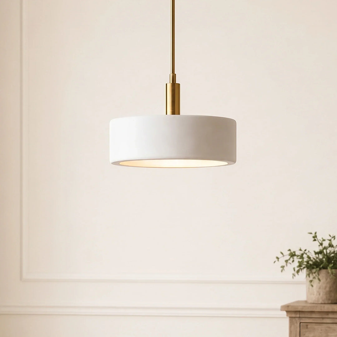 Modern White Porcelain Pendant Lamp