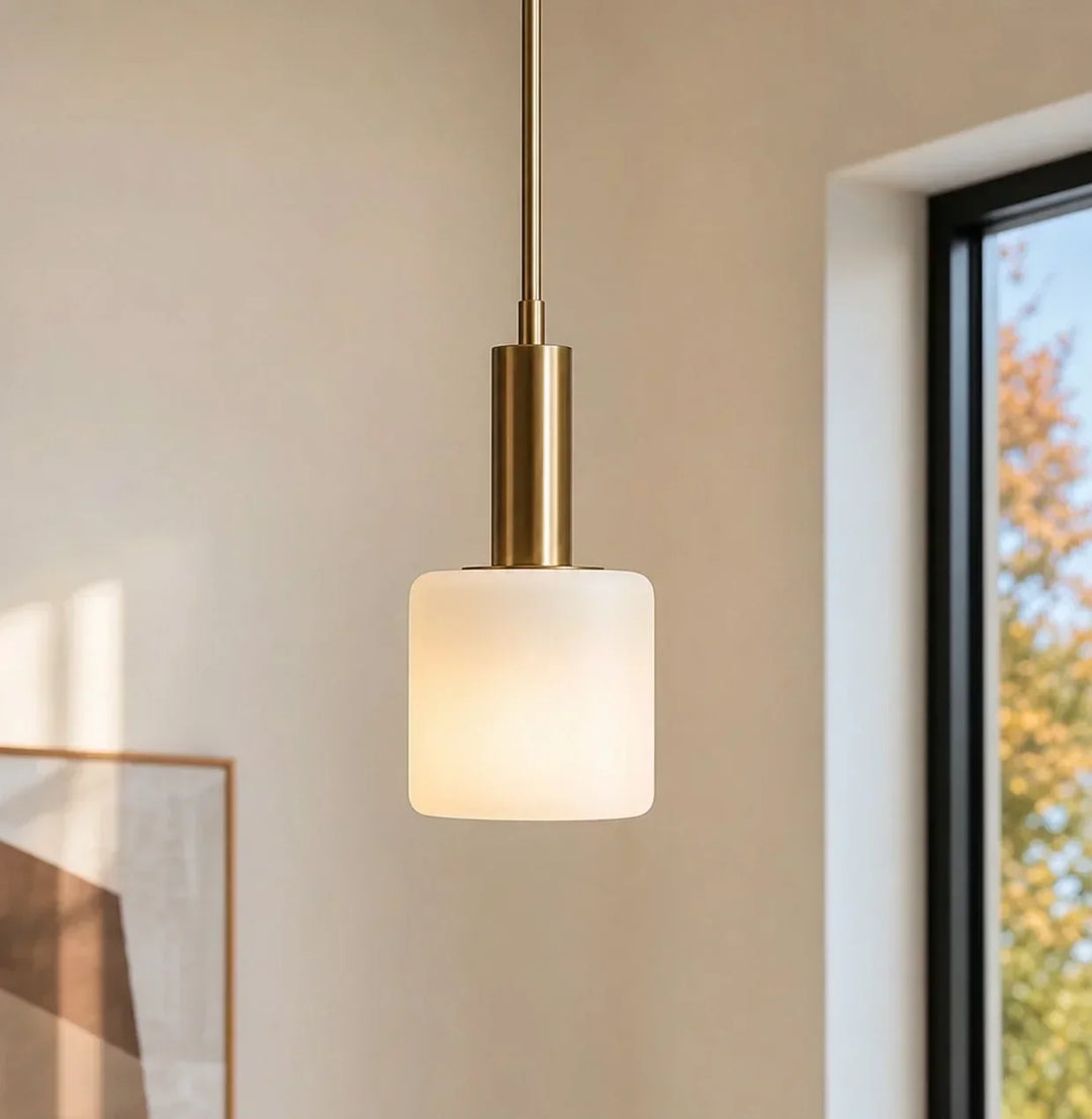 Modern White Porcelain Pendant Lamp