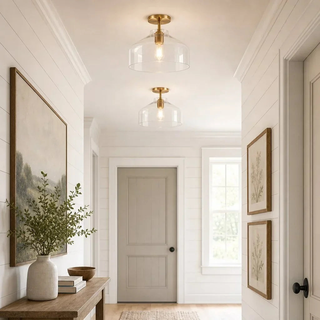 Nerys Nordic Minimalist Morandi Matte Metal Ceiling Light