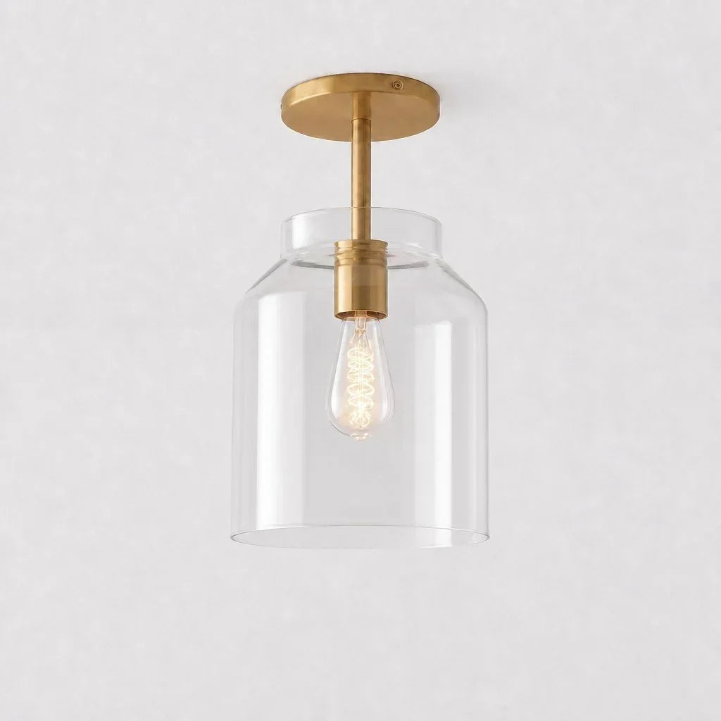 Nerys Nordic Minimalist Morandi Matte Metal Ceiling Light