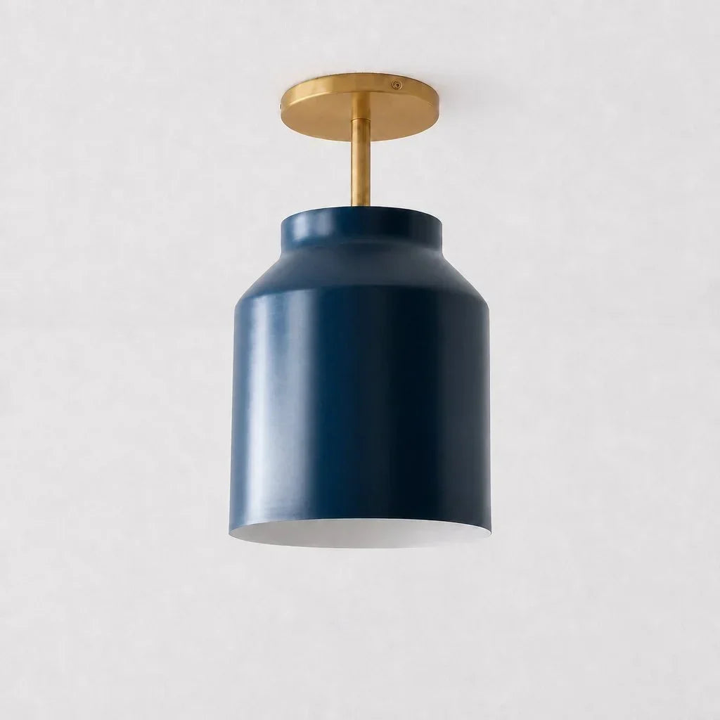 Nerys Nordic Minimalist Morandi Matte Metal Ceiling Light