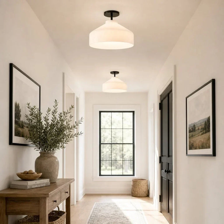 Nerys Nordic Minimalist Morandi Matte Metal Ceiling Light