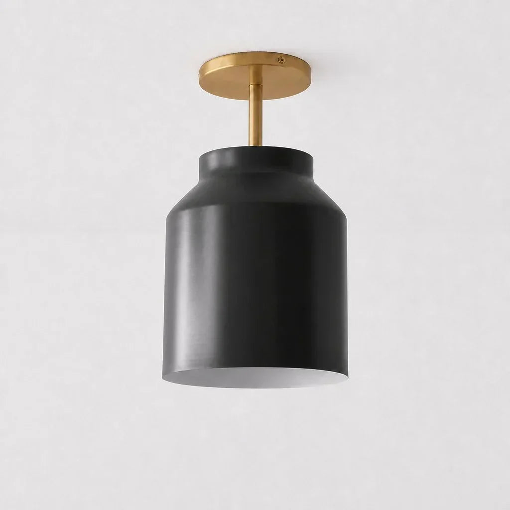 Nerys Nordic Minimalist Morandi Matte Metal Ceiling Light