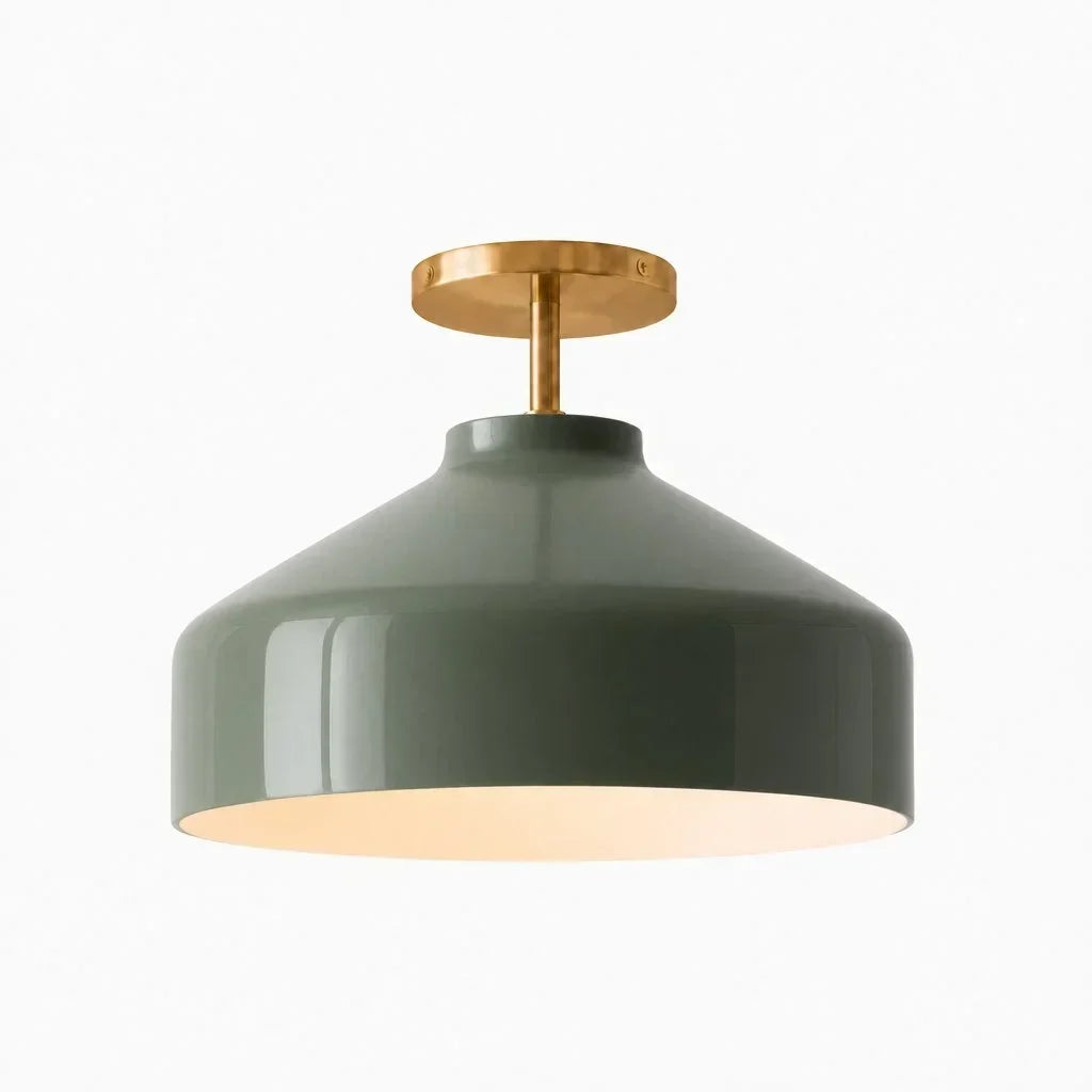 Nerys Nordic Minimalist Morandi Matte Metal Ceiling Light