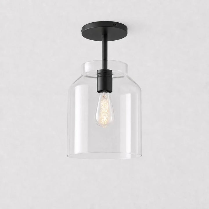 Nerys Nordic Minimalist Morandi Matte Metal Ceiling Light
