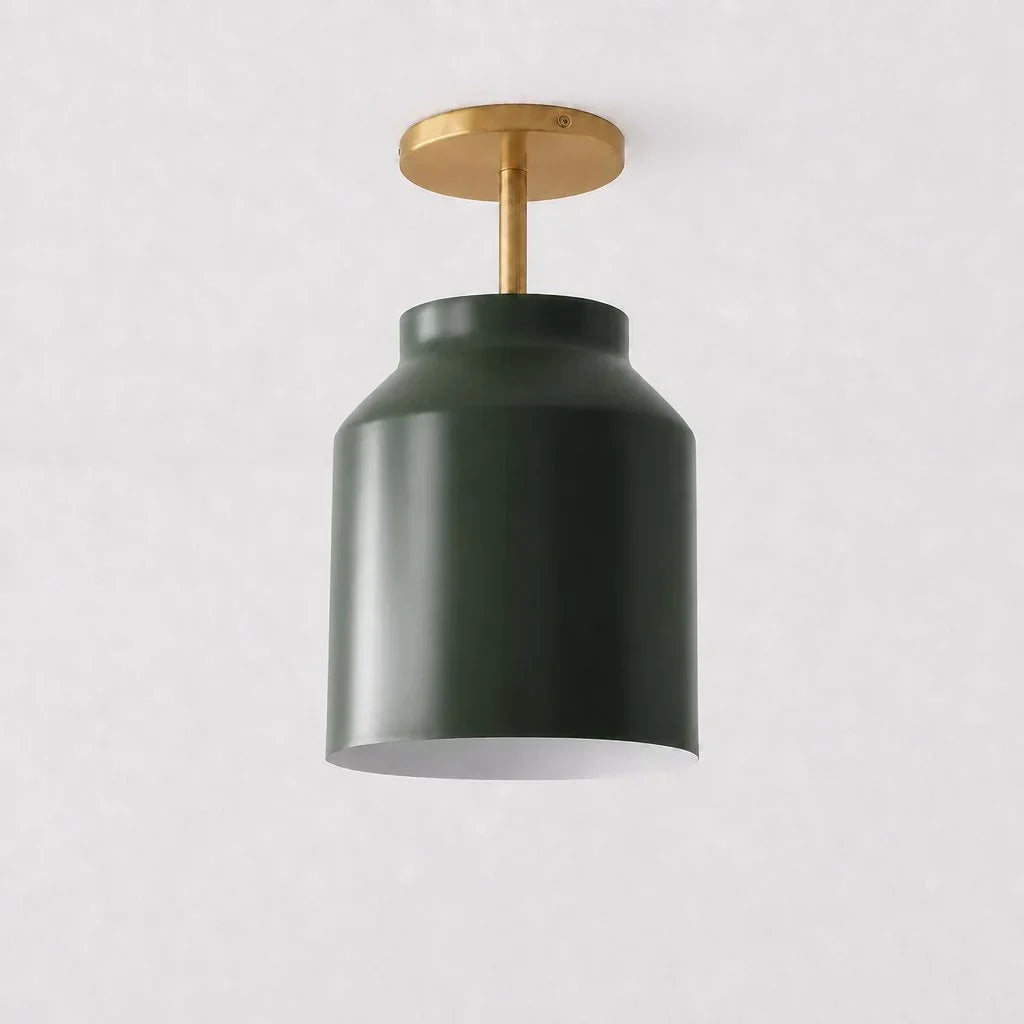 Nerys Nordic Minimalist Morandi Matte Metal Ceiling Light