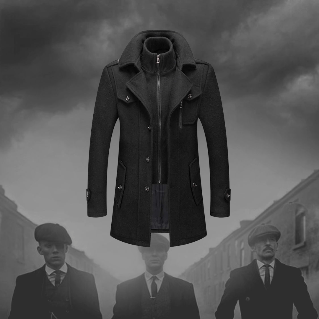 Dannie | Mens Lined Winter Coat with Layered Collar — Warm Winter Coat in 3 Colors S–3XL | Westmere
