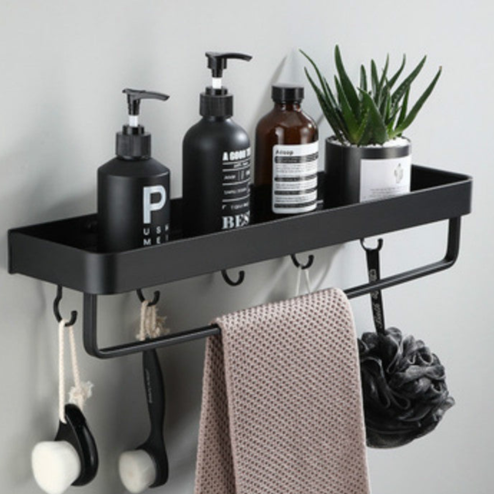 Luxury Bathroom Shelf Without Installation – Sleek, Durable & Space-Saving