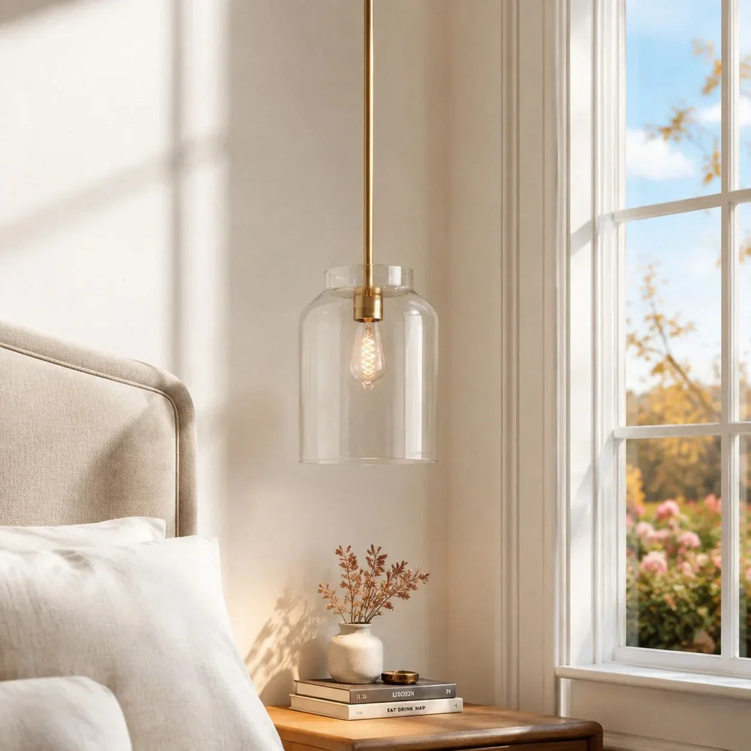 Nerys Nordic Minimalist Morandi Matte Metal Pendant Light