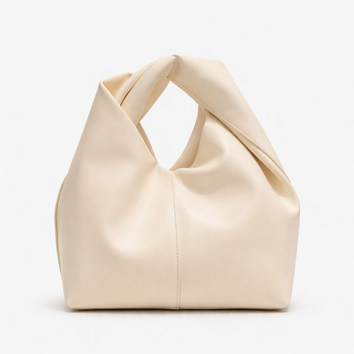 Nodi – Vegan Cowhide Knot Handle Hobo Bag, Mini Shoulder Bag