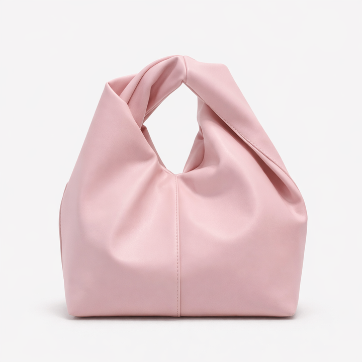 Nodi – Vegan Cowhide Knot Handle Hobo Bag, Mini Shoulder Bag
