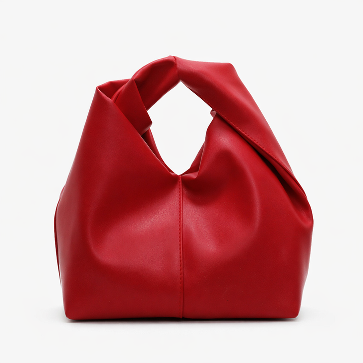 Nodi – Vegan Cowhide Knot Handle Hobo Bag, Mini Shoulder Bag