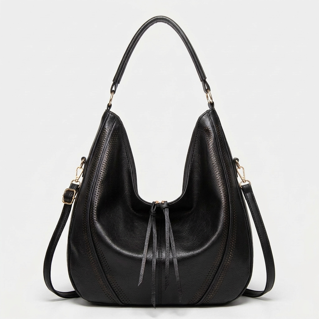 Nora – Large Hobo Bag, Vegan Leather Shoulder Bag Women