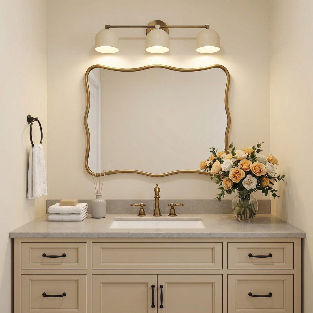 Nordic Metal Deep Ball Vanity Sconce