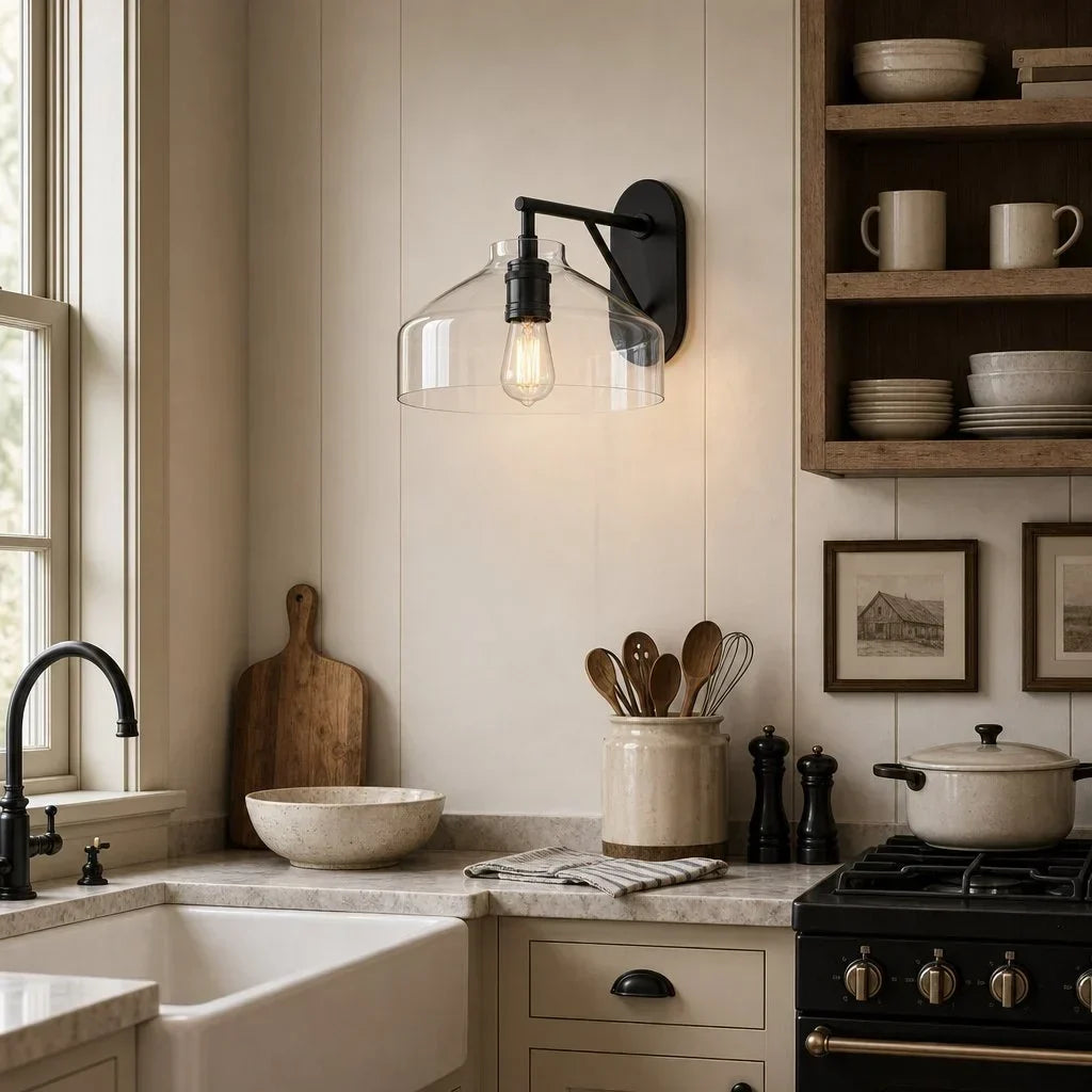 Nerys Nordic Minimalist Scandinavian Metal Wall Lamp