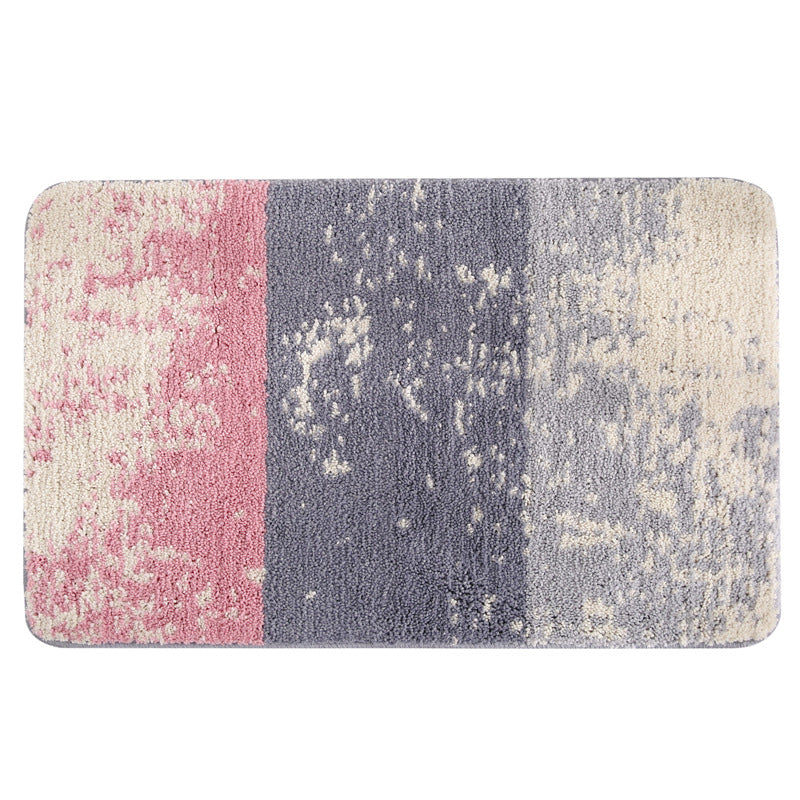 Premium Abstract Plush Bath Mat – Soft, Absorbent & Non-Slip