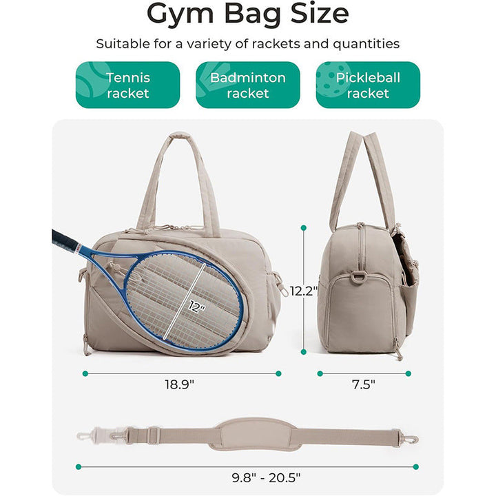 Premium Tennis Racket Carrying Bag with Shoulder Strap