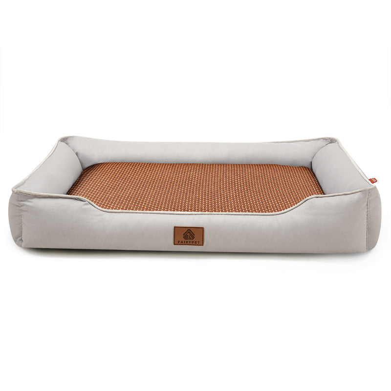 Premium Waterproof Comfort Pet Bed with Removable Cover