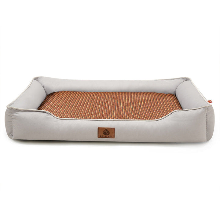 Premium Waterproof Comfort Pet Bed with Removable Cover