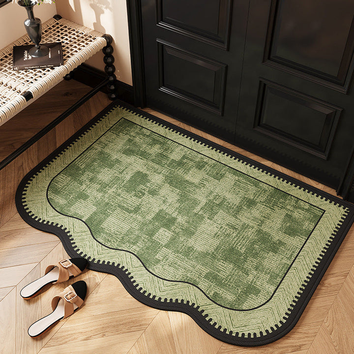 Modern Herringbone Entryway Floor Mat – Durable Non-Slip Design
