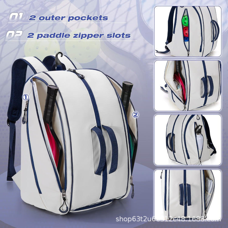 Premium Multi-Compartment Athletic Backpack with Water-Resistant Design