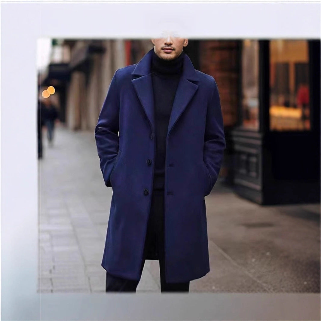 Kuno | Mens Coat with Lapel Collar and Straight Cut — Timeless Winter Coat in 5 Colors M–3XL | Westmere