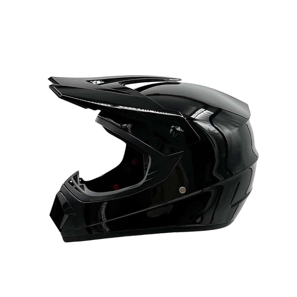 TrailShield Pro Full-Face Motocross Helmet with Extended Visor and Reinforced Chin Guard