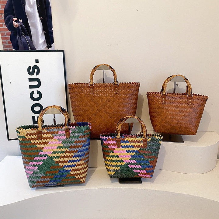 Artisan Hand-Woven Leather Tote Bag