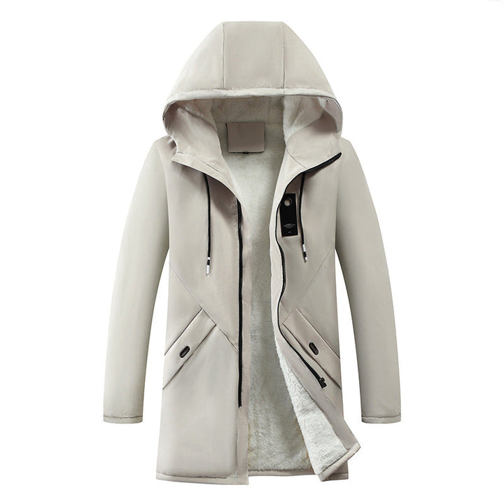 Rüdiger | Mens Parka with Drawstring Hood — Concealed Zipper in 4 Colors M–3XL | Westmere