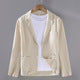 Men's Unstructured Linen Summer Blazer – Breathable Casual-Elegant Jacket