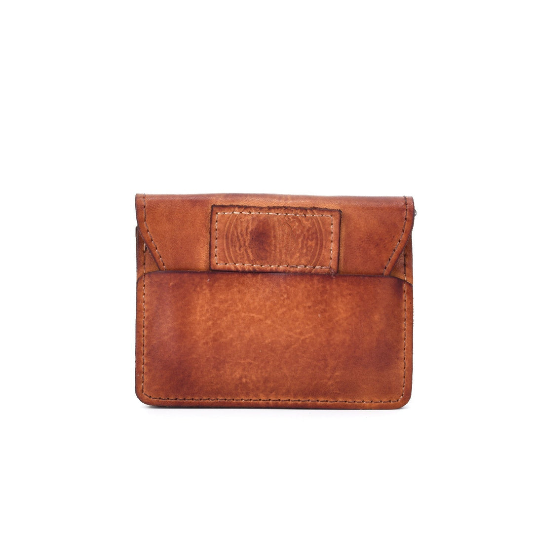 Slim Leather Card Organizer Wallet - Premium Compact Design