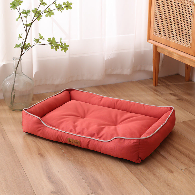 Premium Waterproof Comfort Pet Bed with Removable Cover